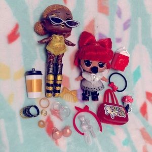 Lol surprise 22 piece bundle lot doll accessory clothes set in great condition